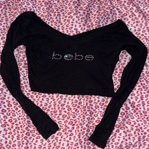 Bebe crop top